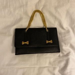 Black handbag